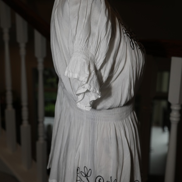 Pink Cattelac Blouse, Size S, White - Picture 2 of 7